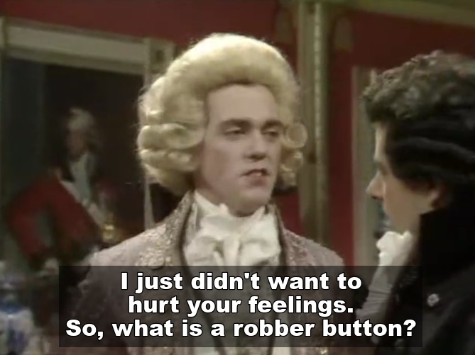 rubber button