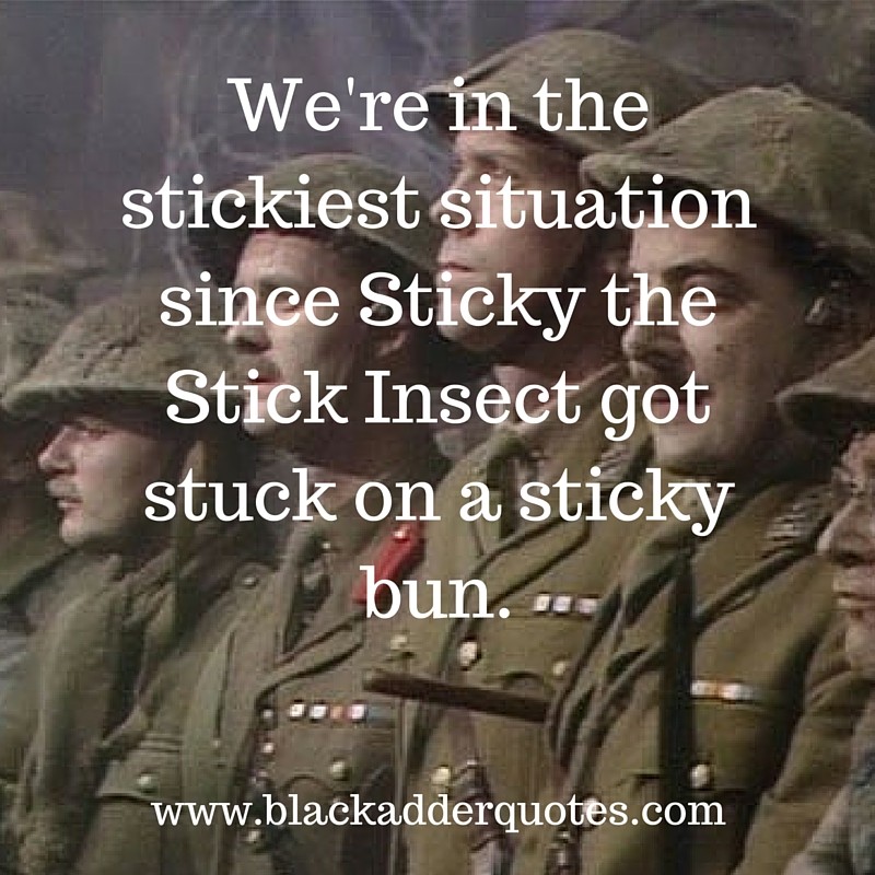 We’re in the stickiest situation since Sticky the Stick Insect got stuck on a sticky bun
