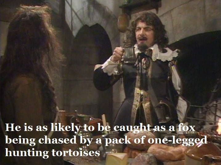 One legged hunting tortoises quote
