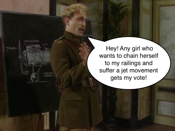 Lord Flashheart from Blackadder